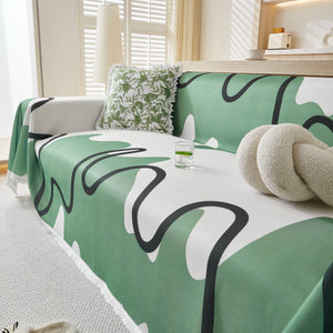 Lightweight Washed Soft Breathable Throw Blanket Perfect for Summer, Great Blanket Layer for Couch
