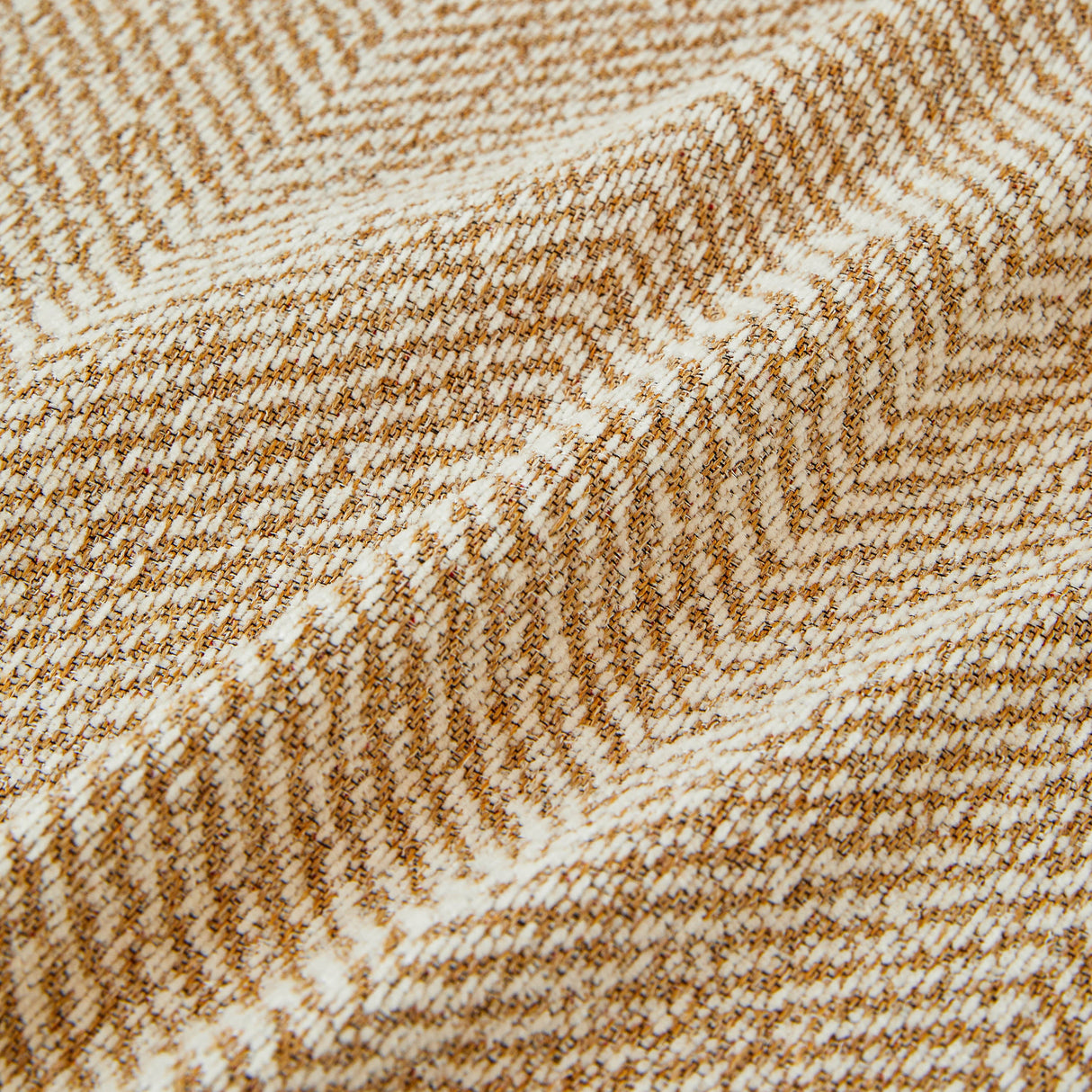 Reversible Herringbone Sofa Cover, 2-in-1 Classic British Throw Blanket for Couch