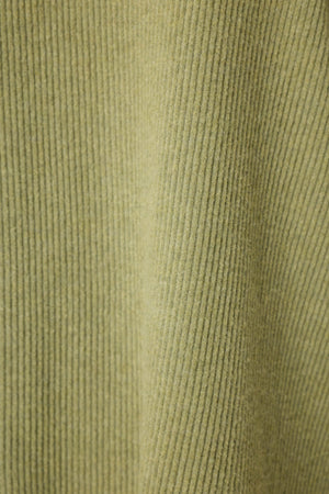 Soft Olive Rib Knit Lounge Pants