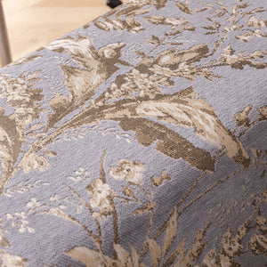 Elegant Botanical Sofa Cover with Pleated Tulle Skirt, Vintage Floral Couch Protector