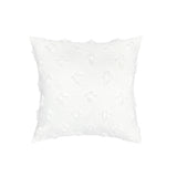 20''x20'' Tufted Floral 100% cotton Throw Pillow | 7 Colors – Textured Daisy Stitch Design | Boho Chic Couch & Bedroom Accent | Insert Included