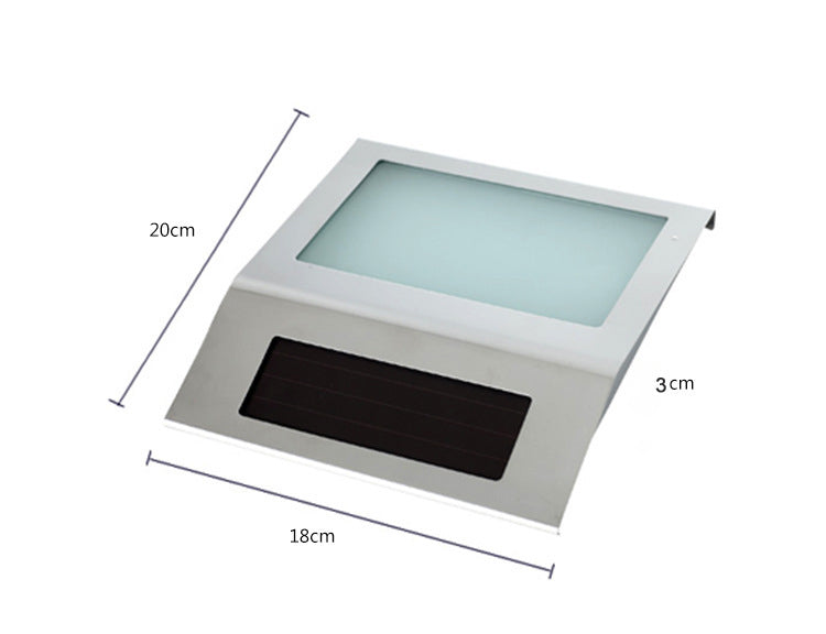 Solar LED Address Sign – Stainless Steel House Number Light with White LEDs, Waterproof, Customizable Numbers & Letters, Auto On/Off, 7.86 x 7.07 Inches