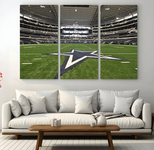Dallas Cowboys Football Team Print - Arlington AT&T Stadium