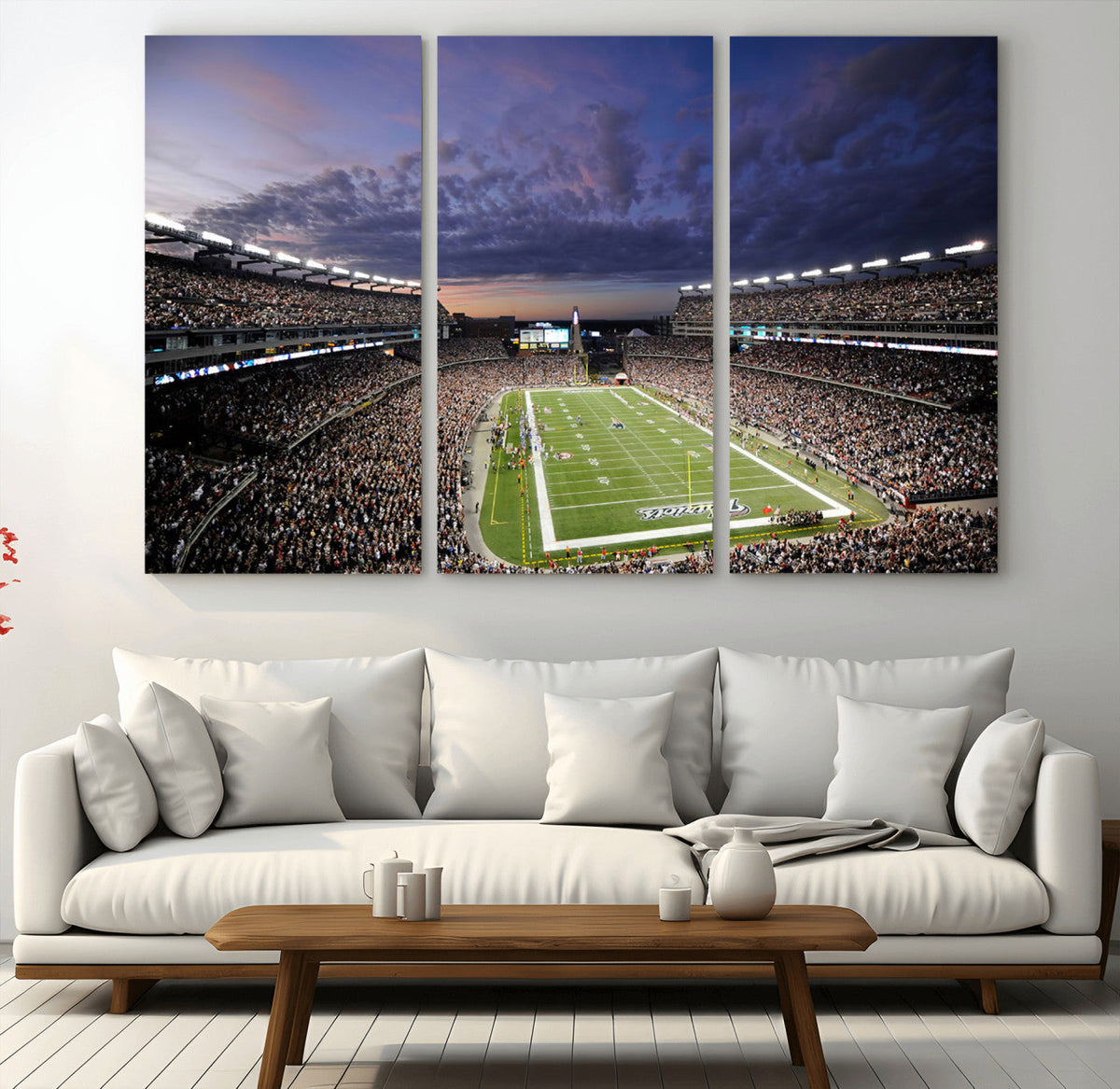 New England Patriots Football Team Print - Foxborough