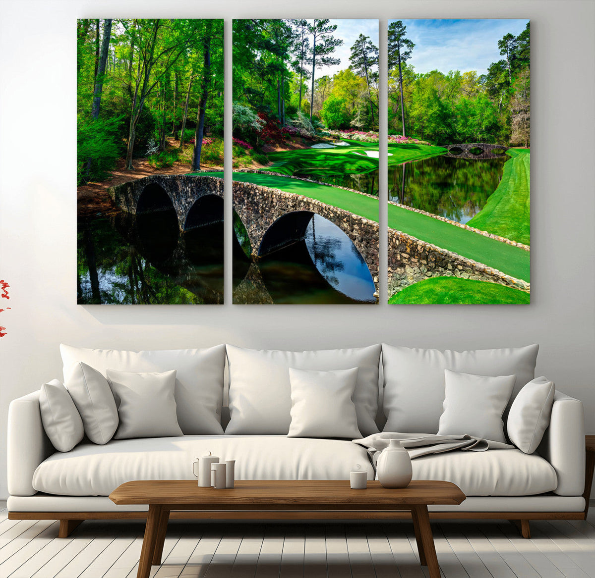Augusta National Golf Club Wall Art - Panoramic Bridge &