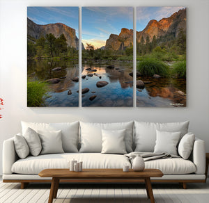 Yosemite Valley Wall Art Canvas Print – Framed El Capitan