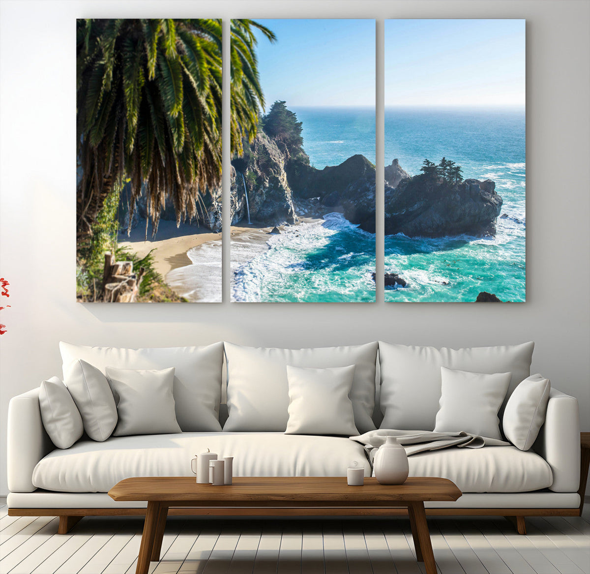 Big Sur Wall Art Canvas Print – Framed California Coastline