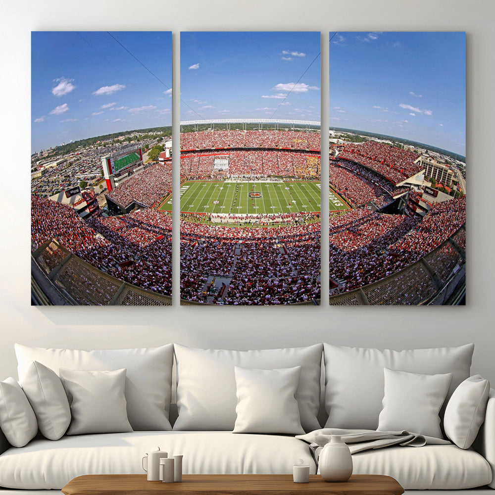 William Brice Stadium Wall Art Canvas Print – Stadium Crowd