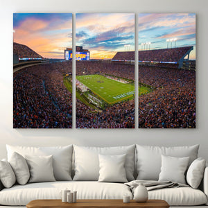 Jordan-Hare Stadium Wall Art Canvas Print, Football Stadium