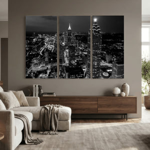 Atlanta Skyline Wall Art Canvas Print, Atlanta Downtown