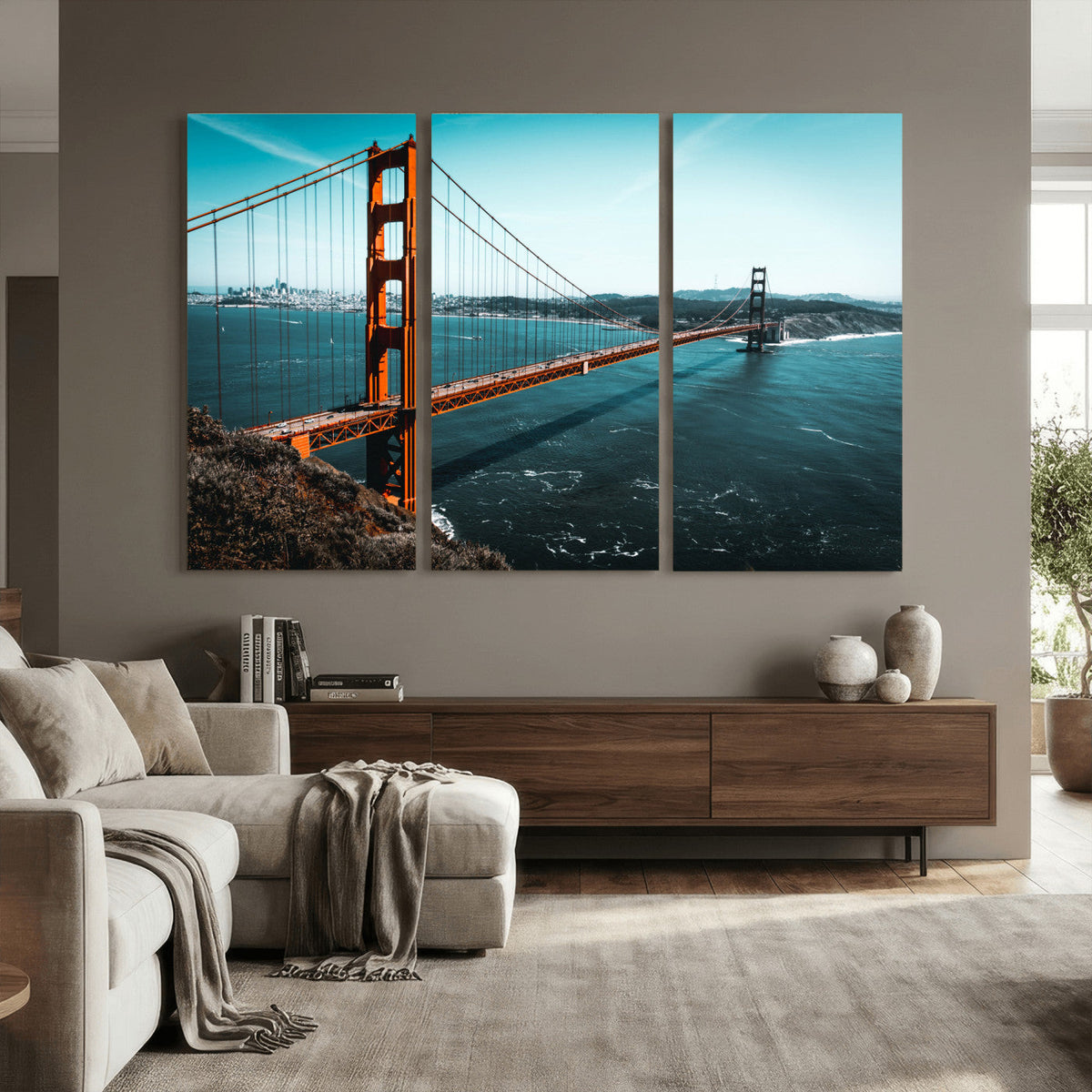 Golden Gate Bridge Wall Art Canvas Print – San Francisco