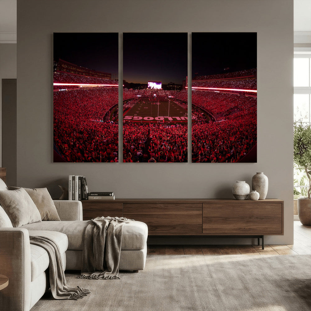 Sanford Stadium Wall Art Canvas Print – Georgia Bulldogs