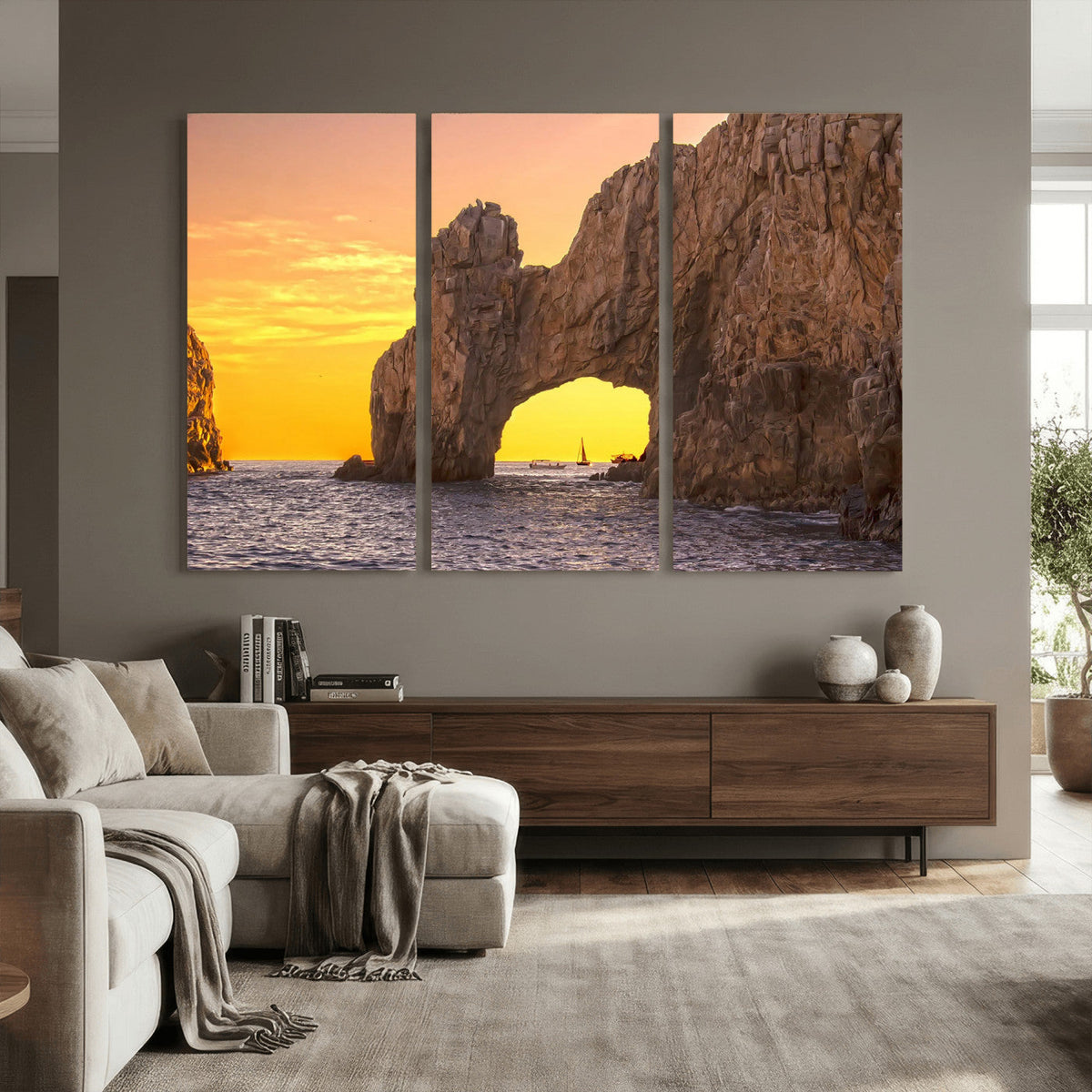 El Arco Cabo San Lucas Ocean Arch Wall Art Canvas Print
