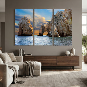 The Arch Cabo San Lucas Ocean Arch Wall Art Canvas Print,