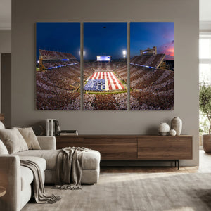 Oklahoma Sooners Memorial Stadium Wall Art Canvas Print,