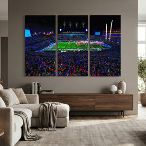 Ole Miss Rebels Vaught Hemingway Stadium Wall Art Canvas