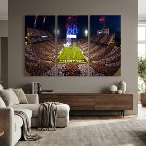 Oklahoma Memorial Stadium Wall Art Canvas Print – Oklahoma