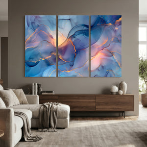 Colorful Abstract Canvas Wall Art Print, Vibrant Popup Color Art Print