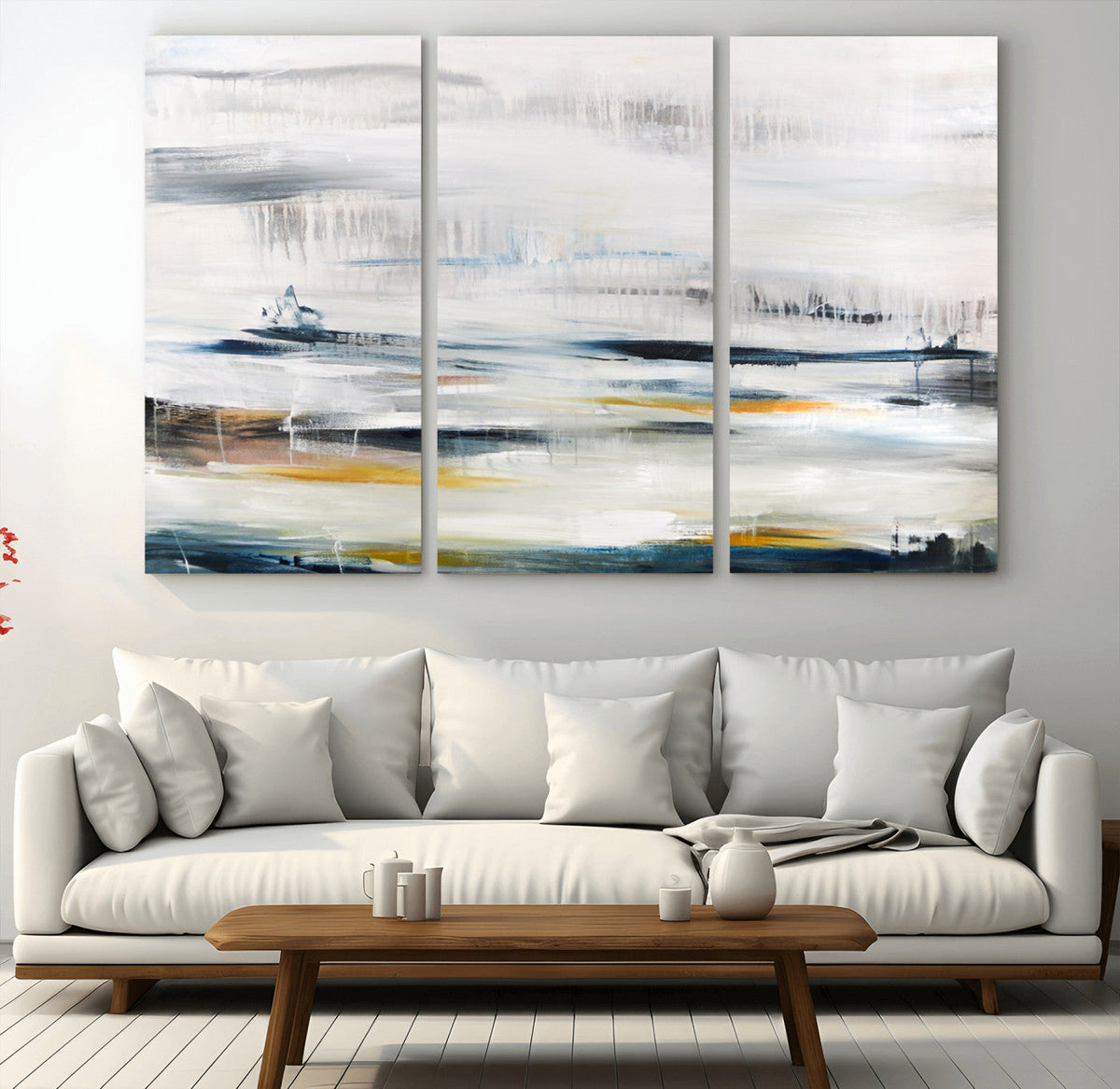 Soft Color Abstract Canvas Print