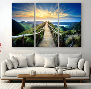 Mountain Landscape Wall Art Canvas Print