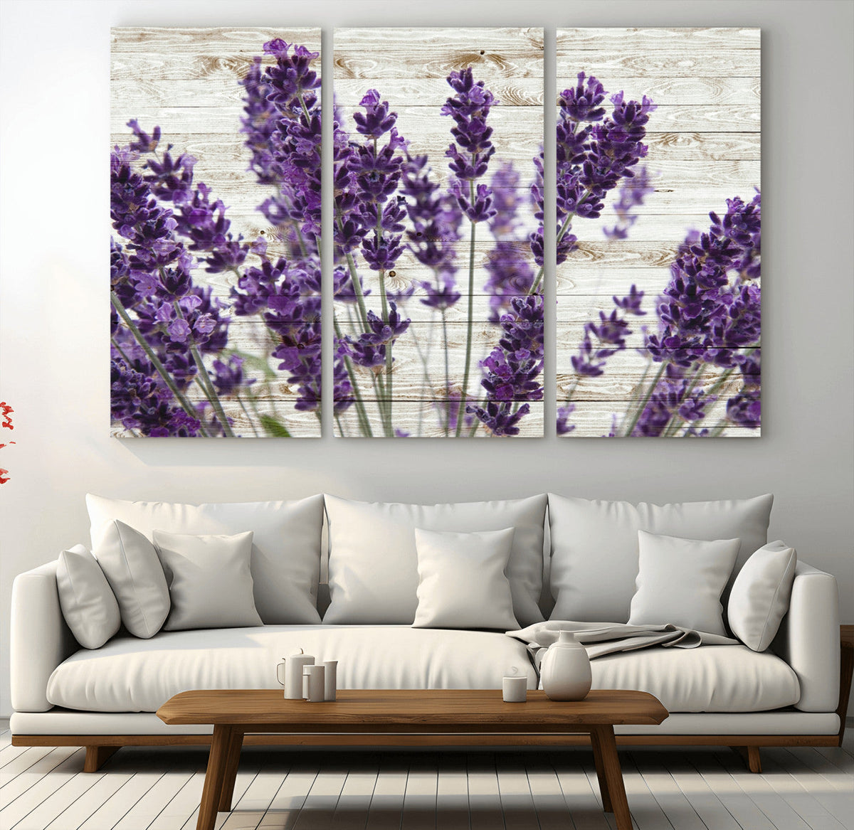 Lavender Herb Wall Art Canvas Print