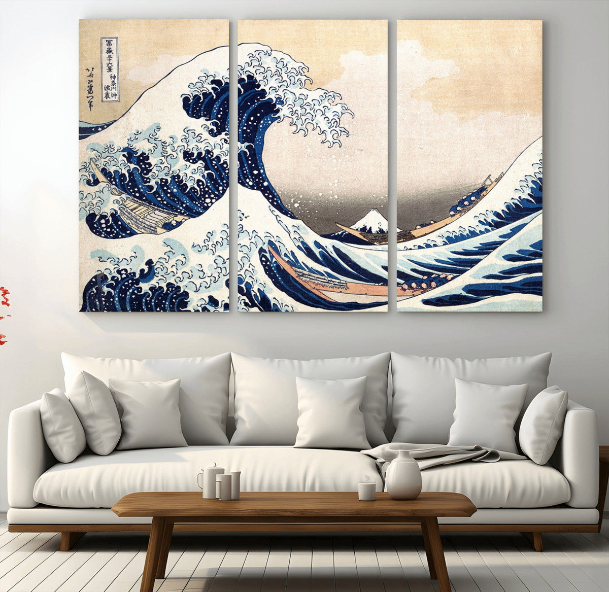 Hokusai: The Breaking Wave off Kanagawa Canvas Print