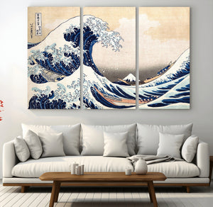 Hokusai: The Breaking Wave off Kanagawa Canvas Print