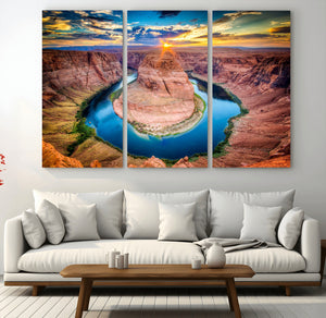 Sunset on the Horseshoe Bend Grand Canyon, Horseshoe Bend