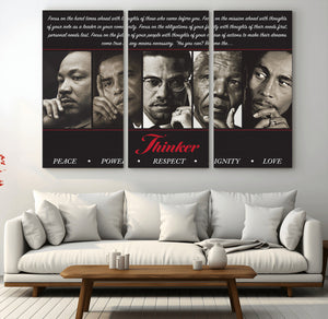 Thinkers of Wall Art Canvas Print - Inspirational Wall Art