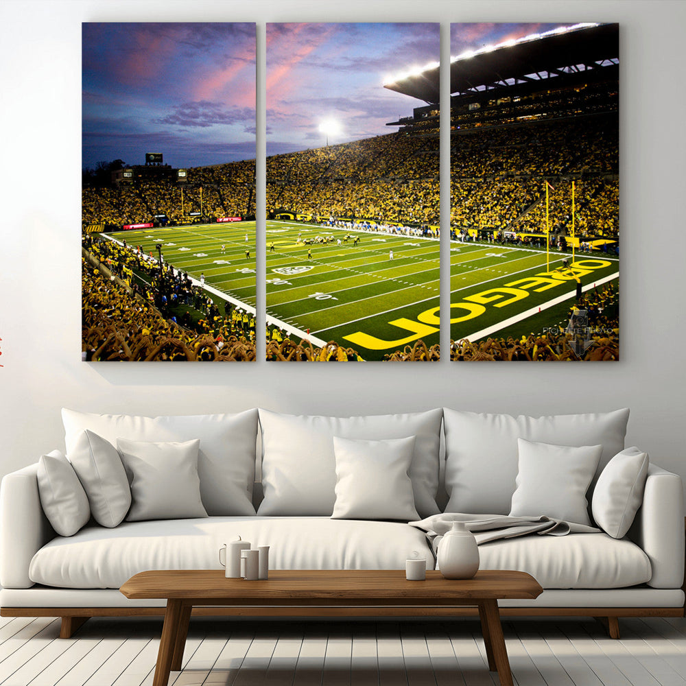University of Oregon Ducks Football Team Print - Eugene