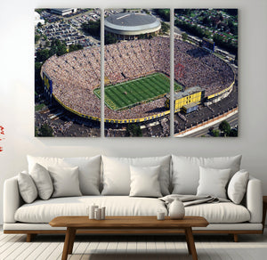 Michigan Wolverines Football Team Print - Ann Arbor Michigan