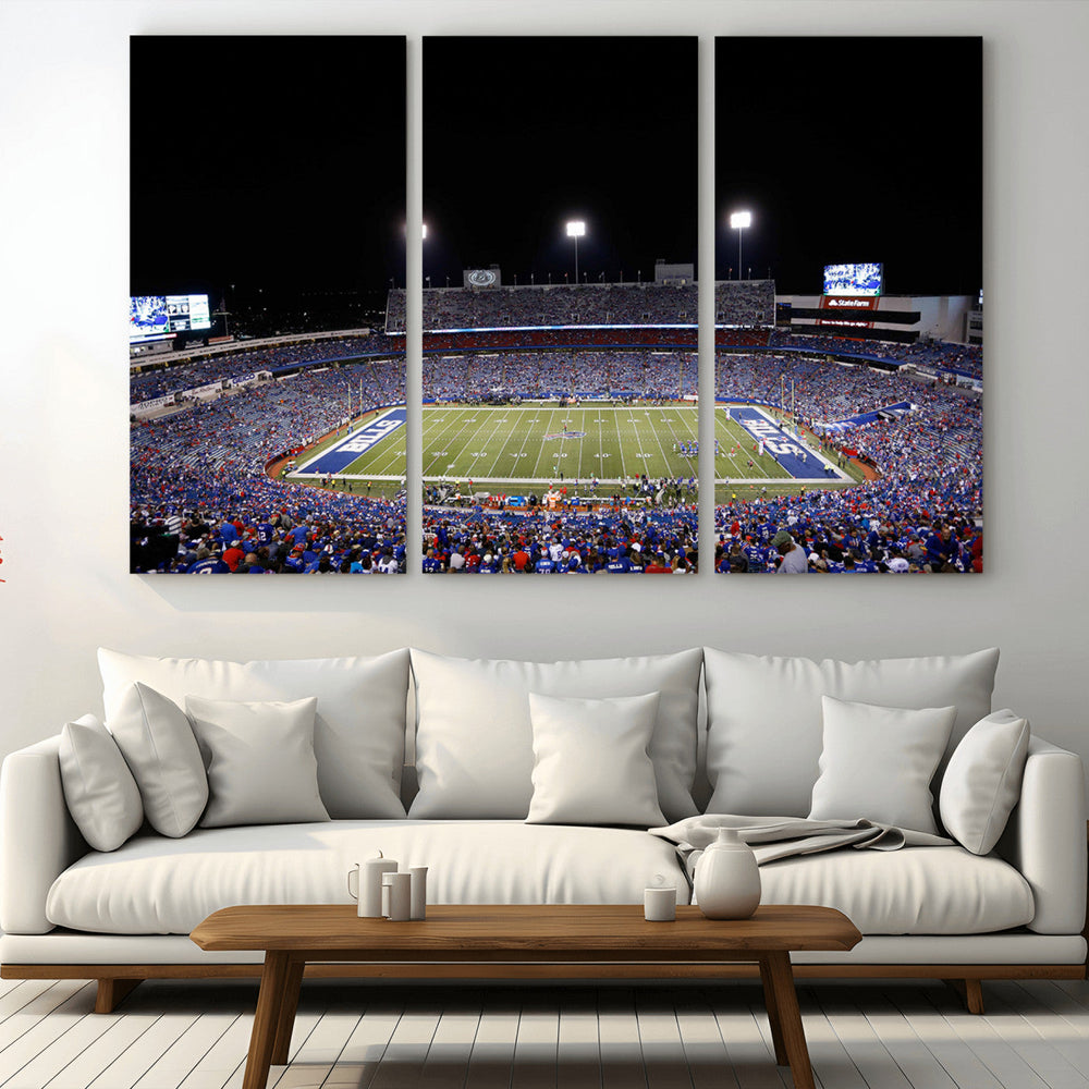 Buffalo Bills Wall Art - Buffalo Bills Stadium Canvas Print,