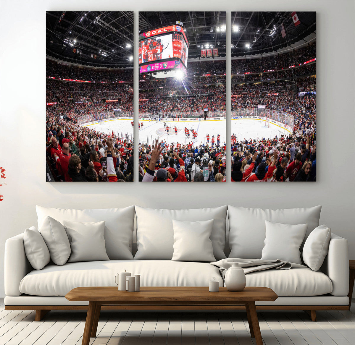 Amerant Bank Arena Wall Art Canvas Print - Basketball Arena