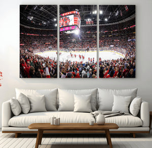 Amerant Bank Arena Wall Art Canvas Print - Basketball Arena