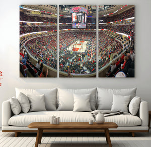 United Center Chicago Bulls Stadium Wall Art Canvas Print