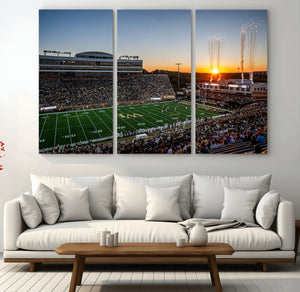 Demon Deacons Football Team Print Canvas- Winston-Salem