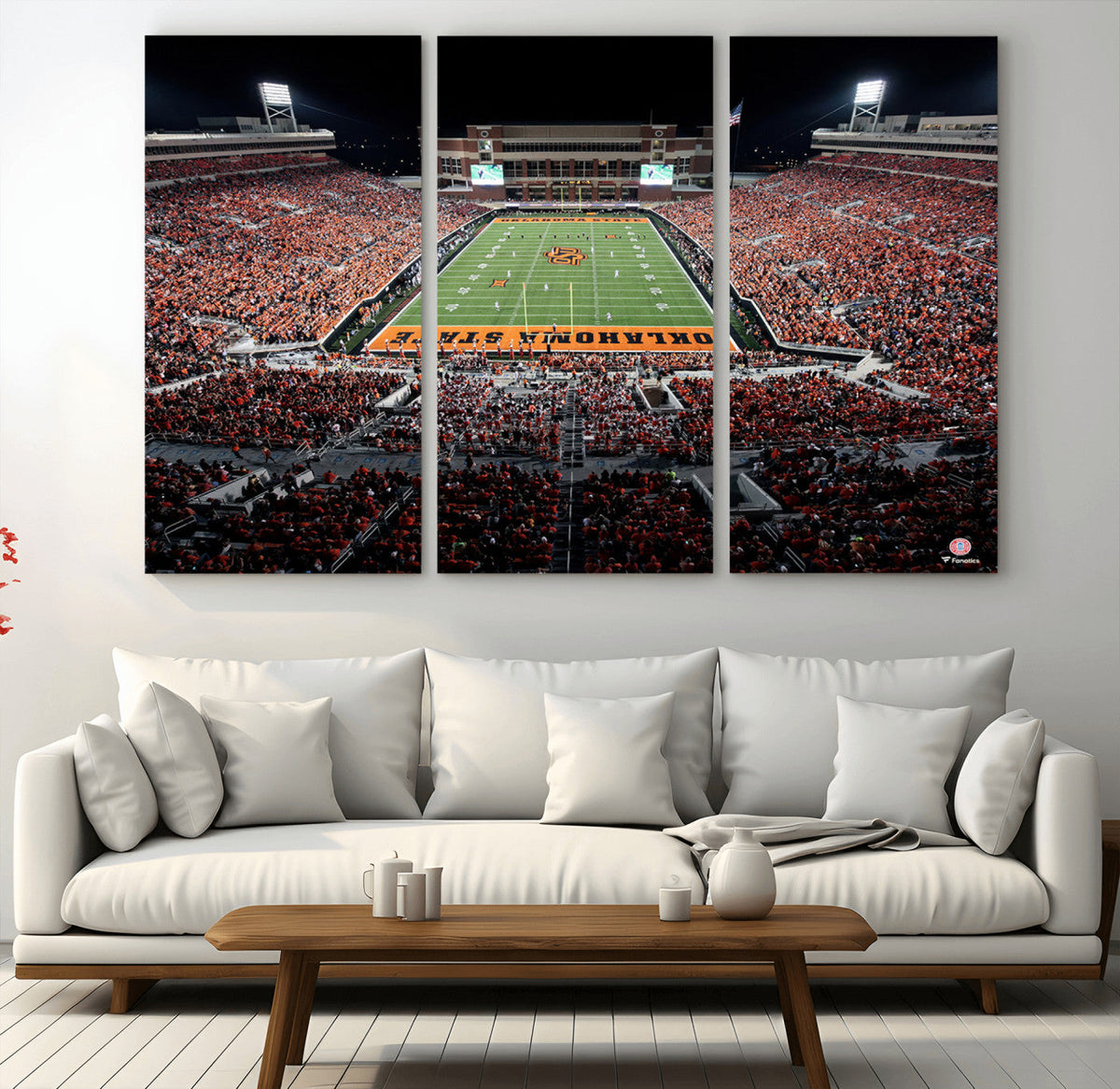 Oklahoma State Cowboys Canvas Print, Football Team Print -