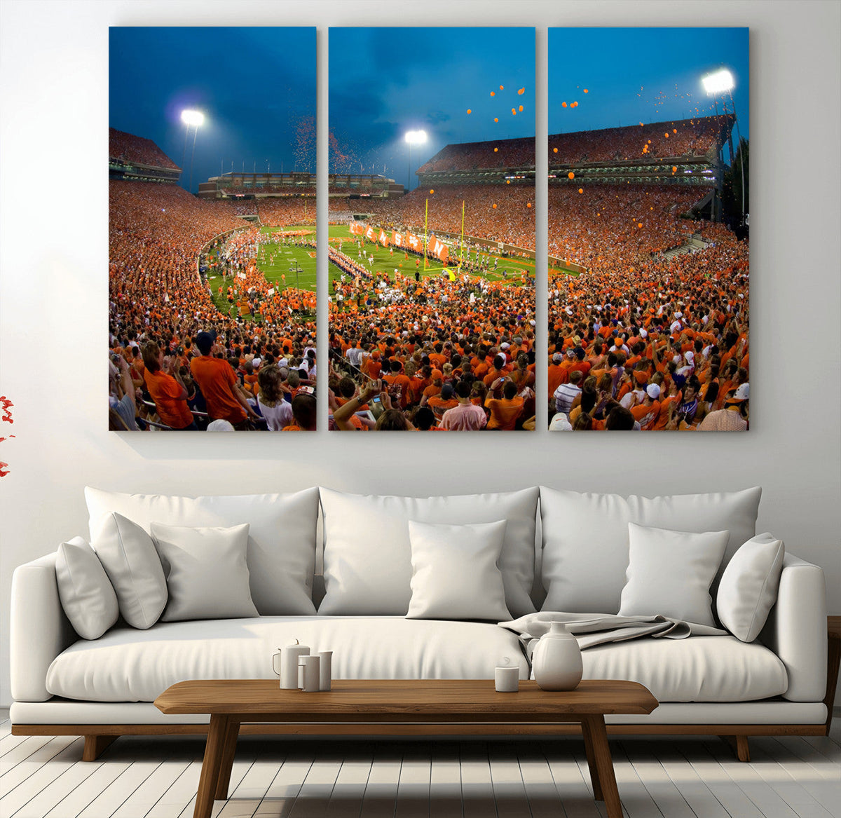 Clemson University Tigers Football Team Print - Clemson