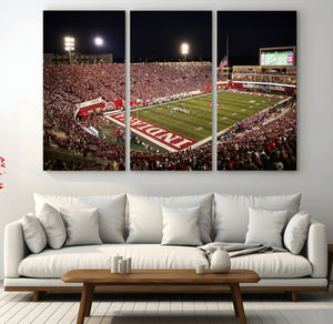 Indiana University Hoosiers Football Team Print Canvas -
