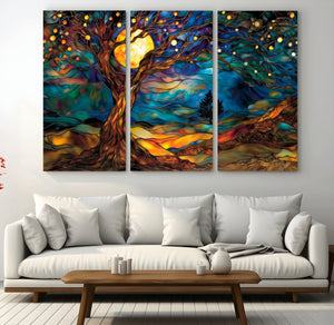 Tree of Life Wall Art - Yggdrasil Tree of Life Canvas Print