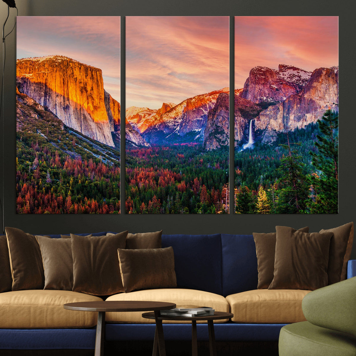 Yosemite Nal Park Wall Art Landscape Canvas Print El Capitan