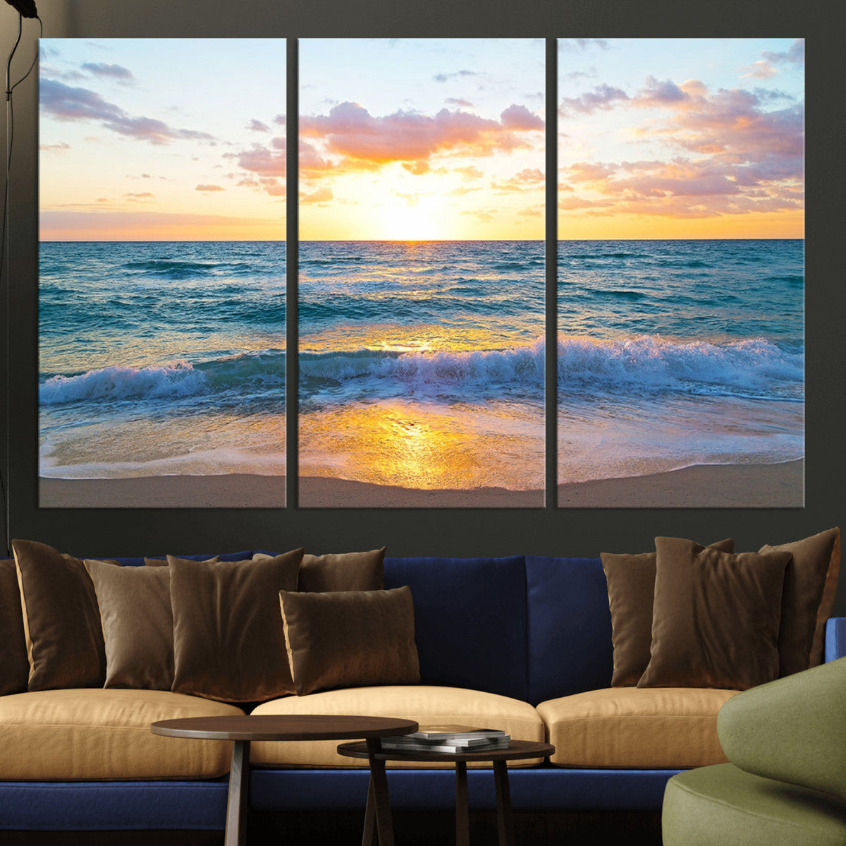 Coastal Wall Art - Vintage World Map Canvas Print with