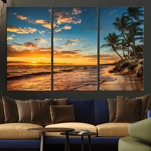Sunset Wall Art Canvas Print