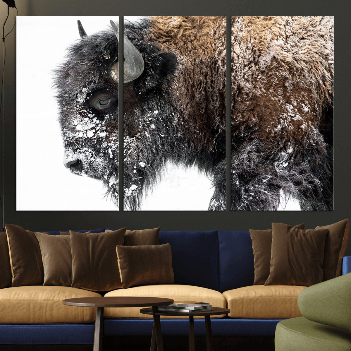 American Bison Wall Art Print – Majestic Buffalo Canvas