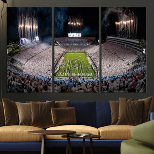 Penn Stadium Football Wall Art Canvas Print, Pennsylvania