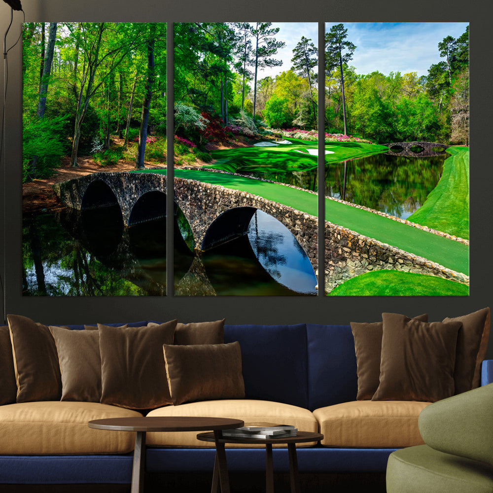 Augusta National Golf Club Wall Art - Panoramic Bridge &