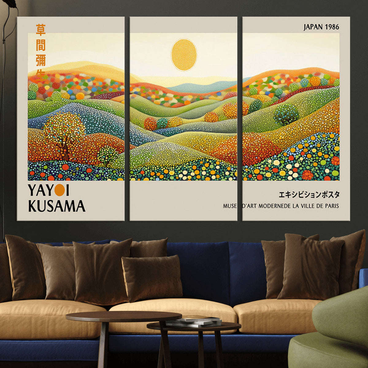 Yayoi Kusama Wall Art Print – Yayoi Kusama Wabi Sabi