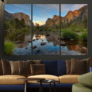 Yosemite Valley Wall Art Canvas Print – Framed El Capitan