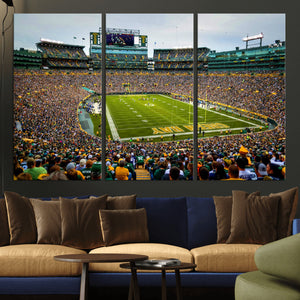 Green Bay Packers Lambeau Field Stadium Wall Art Canvas