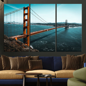 Golden Gate Bridge Wall Art Canvas Print – San Francisco